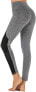 Фото #8 товара Yaavii Women's Sports Leggings with Pockets, Opaque Long Sports Trousers, High Waist Yoga Trousers with Mesh Inserts for Workout, Gym