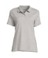 Фото #15 товара Women's School Uniform Short Sleeve Feminine Fit Interlock Polo Shirt
