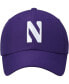 ფოტო #3 პროდუქტის Men's Purple Northwestern Wildcats Primary Logo Staple Adjustable Hat
