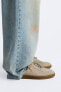 Фото #4 товара Замшевые кроссовки со вставками ZARA