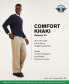 ფოტო #3 პროდუქტის Men's Comfort Relaxed Fit Khaki Stretch Pants