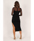 ფოტო #3 პროდუქტის Farrow Long Sleeve Midi Women's Dress