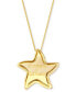Фото #2 товара Le Vian gODIVA x Le Vian® Chocolate Diamond & Nude Diamond Star Adjustable 20" Pendant Necklace (1 ct. t.w.) in 14k Gold