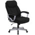 Фото #4 товара Hercules Series Big & Tall 500 Lb. Rated Black Fabric Executive Swivel Chair With Arms