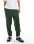 ASOS DESIGN oversized joggers in washed dark green Pinienhain, XS - W30 - фото #2