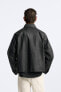 Фото #5 товара Куртка из смесового льна с вощеным покрытием ZARA