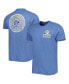 Men's Royal Distressed Los Angeles Rams Open Field Franklin T-shirt
