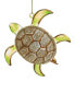 Kurt Adler 4.75In Glitter Sea Turtle Ornament Multicolor