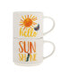 The World Of Eric Carle, The Very Hungry Caterpillar Hello Sunshine Stack Mug, Set of 2