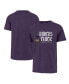 Фото #1 товара Men's Purple Distressed Baltimore Ravens Regional Franklin T-shirt