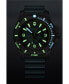 Men's I.N.O.X. Professional Diver Blue Green Rubber Strap Watch 45mm Gift Set