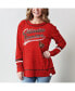 ფოტო #5 პროდუქტის Women's Red Ottawa Senators Giant Dreams Speckle Long Sleeve T-shirt
