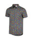 Men's Graphite Deadpool Party Button-Up Shirt