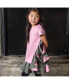 ფოტო #2 პროდუქტის Little Girls SLOANE FW23 TULIP DOUBLE KNIT DRESS