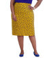 ფოტო #4 პროდუქტის Women's Ity Dot-Print A-Line Pull-On Skirt