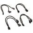 Фото #1 товара Akasa PWM Lüftersplitter, 4er Pack - schwarz