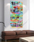 Dream Big Frameless Free Floating Tempered Art Glass Abstract Wall Art by EAD Art Coop, 72" x 36" x 0.2"