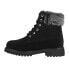 Lugz Convoy Faux Fur Lace Up Womens Black Casual Boots WCNYFD-001