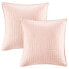 Фото #4 товара 7pc Full/Queen Kay Cotton Jacquard Duvet Cover Set Pink