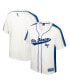 Фото #1 товара Men's Cream Distressed Air Force Falcons Ruth Button-Up Baseball Jersey