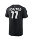 Фото #1 товара Men's Anze Kopitar Black Los Angeles Kings Authentic Pro Prime Name and Number T-shirt