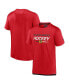 ფოტო #1 პროდუქტის Men's Red Chicago Blackhawks Authentic Pro Tech T-shirt