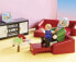 Фото #4 товара Playmobil Dollhouse 70207 Cosy living room, with light effect, from 4 years + Duracell Plus AAA alkaline batteries, pack of 12.