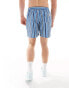 Фото #4 товара Polo Ralph Lauren Traveler icon logo stripe swim shorts in mid blue