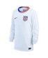 Фото #2 товара Футболка для малышей Nike Белая USMNT 2024 Home Replica Long Sleeve Jersey