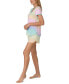 Women's 2-Pc. Printed Shortie Boxer Pajamas Set
