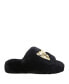 ფოტო #2 პროდუქტის Women's The Fuzzy Bow Slip-On Slides