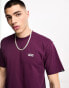 Фото #4 товара Vans unisex left chest logo t-shirt in purple