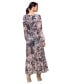 ფოტო #2 პროდუქტის Women's Tiered Belted Maxi Dress