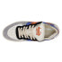 Diadora Mi Basket Row Cut Milk Breakfast Lace Up Mens Blue, Grey, Orange Sneake