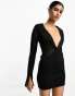 Фото #1 товара ASOS DESIGN extreme cut out mini dress in black