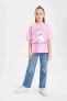 Kız Çocuk T-shirt Pembe B5098a8/pn449