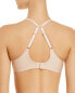 Chantelle 269714 Women Nude Modern Invisible Plunge T-Shirt Bra Size 32E
