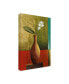 Фото #2 товара Pablo Esteban Flower in Orange Vase Canvas Art - 19.5" x 26"