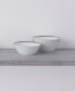 Whiteridge Platinum Set Of 4 Fruit Bowls, 5", 6 Oz.