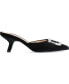 ფოტო #2 პროდუქტის Women's Rishie Ornamented Kitten Heel Velvet Slip On Pumps