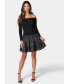 Фото #1 товара Women's Off The Shoulder Tiered Dress