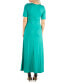 Фото #2 товара Платье повседневное 24seven Comfort Apparel Maxi с рукавами
