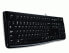 Logitech K120 Corded Keyboard - Wired - USB - QWERTY - Black