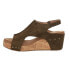 Фото #3 товара Corkys Carley Wedge Womens Brown Casual Sandals 30-5316-KHFS