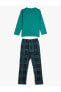 Фото #2 товара Пижама женская Koton - Комплект Пижама Aile Kombini на Рождество 2 шт. Из хлопка