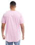 Brave Soul oversized t-shirt in pastel pink