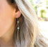 Elegant silver earrings with topaz TOPAGUP2718