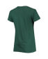 ფოტო #4 პროდუქტის Women's Green Minnesota Wild Script Sweep Ultra Rival V-Neck T-shirt