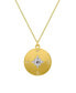 Фото #1 товара Diamond Accent Gold-plated Compass Pendant Necklace