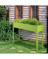 Фото #3 товара 40''x12'' Outdoor Elevated Garden Plant Stand Raised Tall Flower Bed